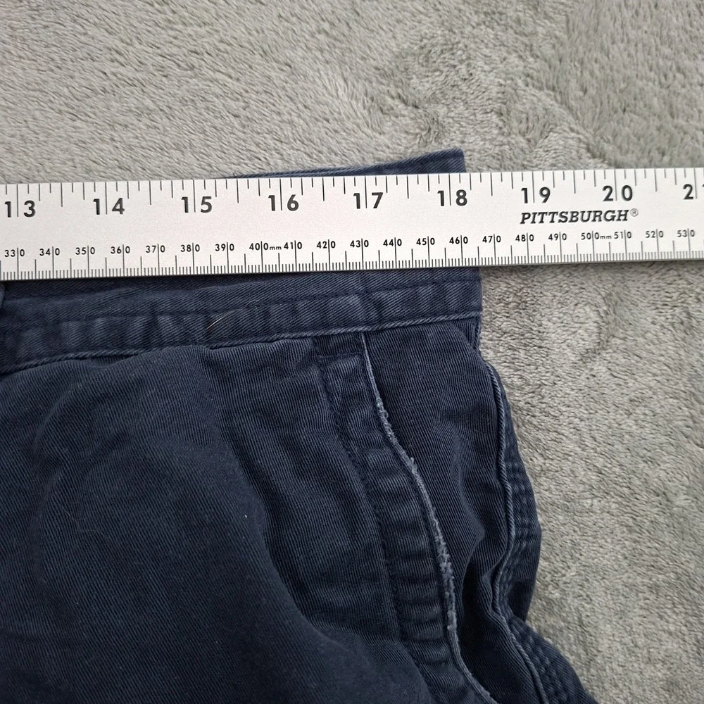 Vtg. Polo Ralph Lauren 90's Cargo Shorts sz 36 Heavy Cotton Navy classic‎ chinos